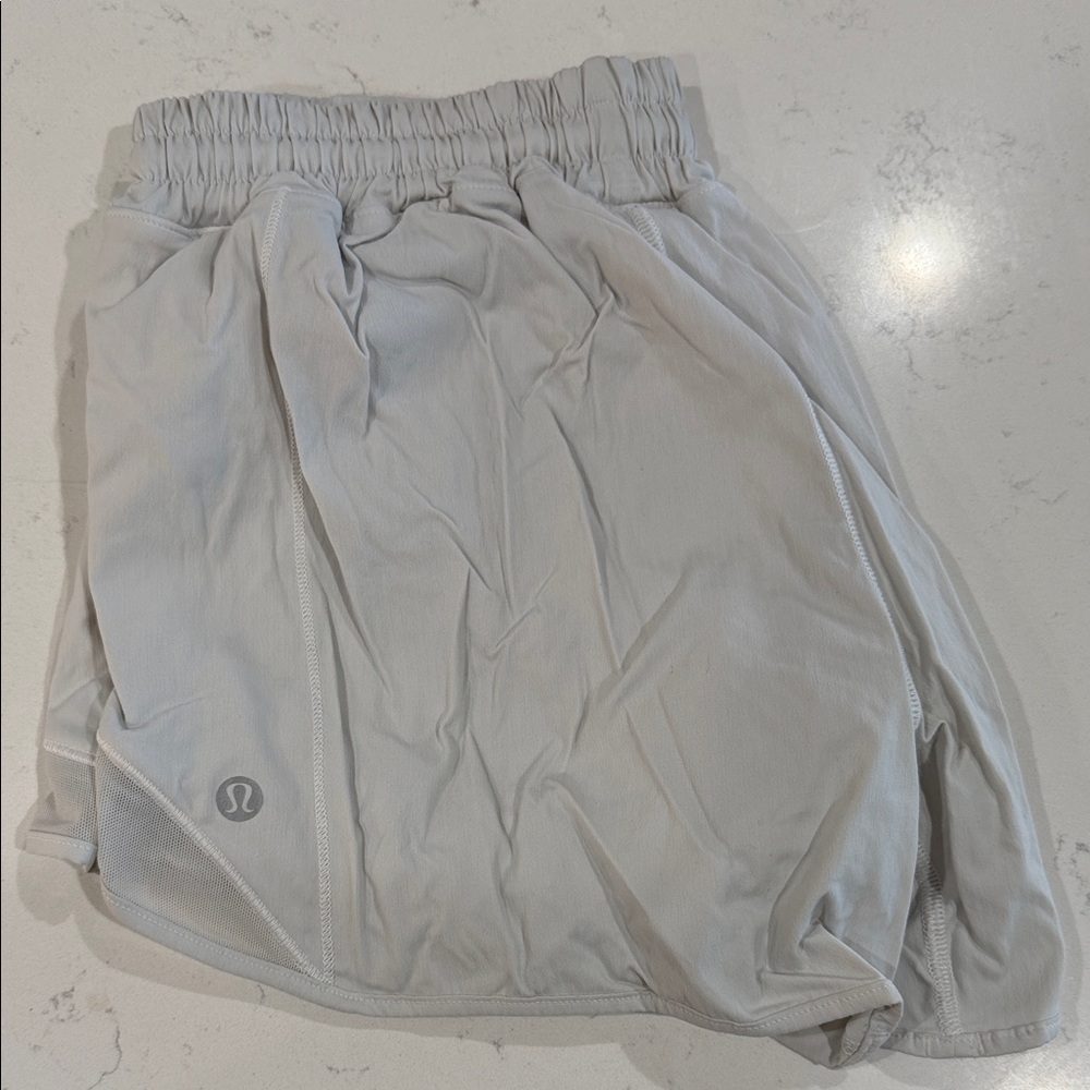 lululemon athletica Light Gray Athletic Shorts